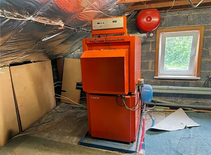 Oude mazoutketel vervangen door een nieuw model